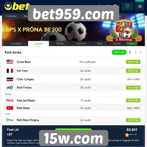 Comparação de bônus e promoções em bet959